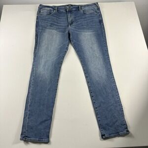 True Religion Rocco No Flap‎ Big Relaxed Skinny Jeans Men 42x32 Blue
